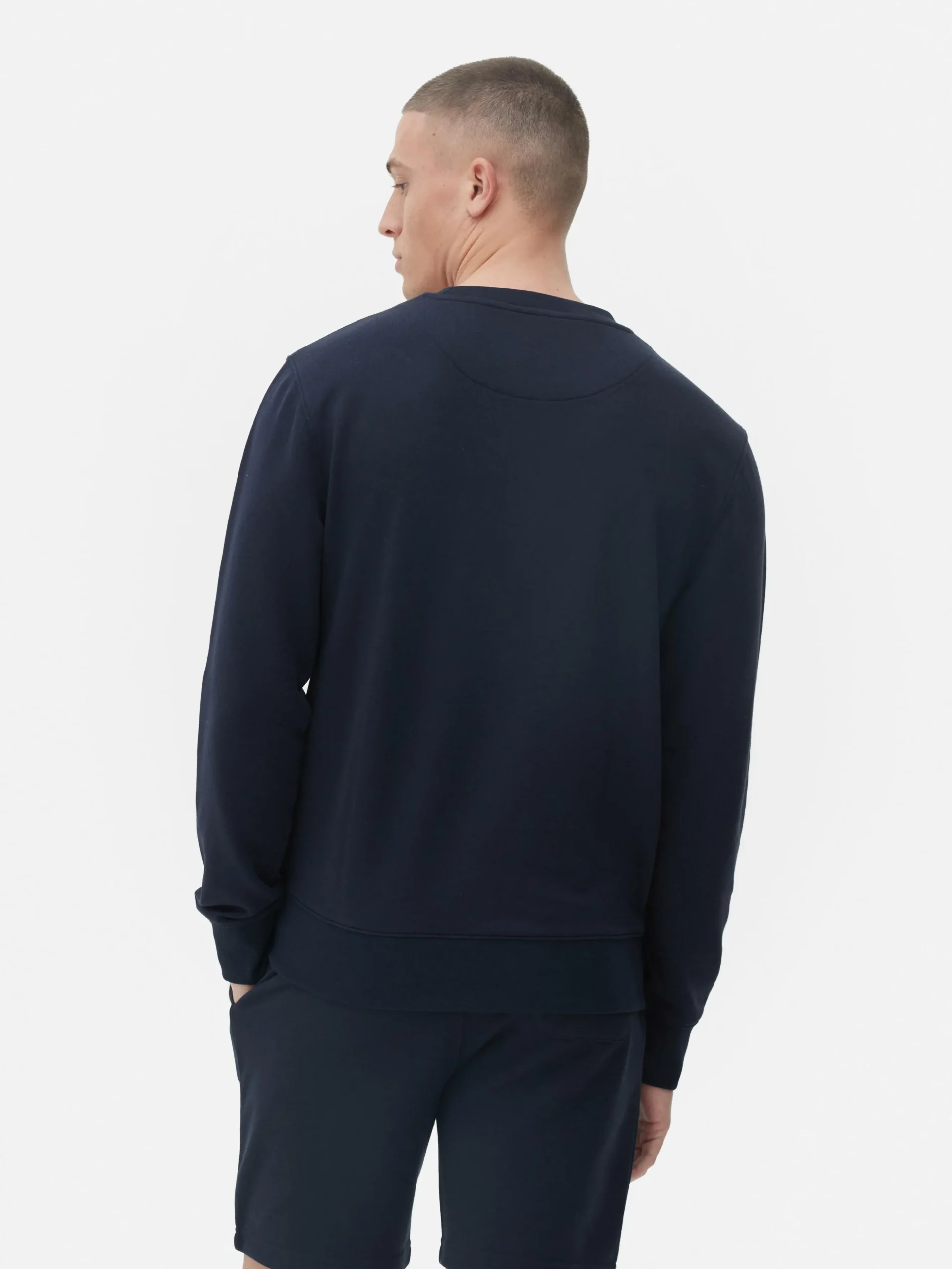 Sweat-shirt à Col Ras-du-cou