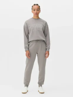 Sweat-shirt à Col Ras-du-cou Avec Message