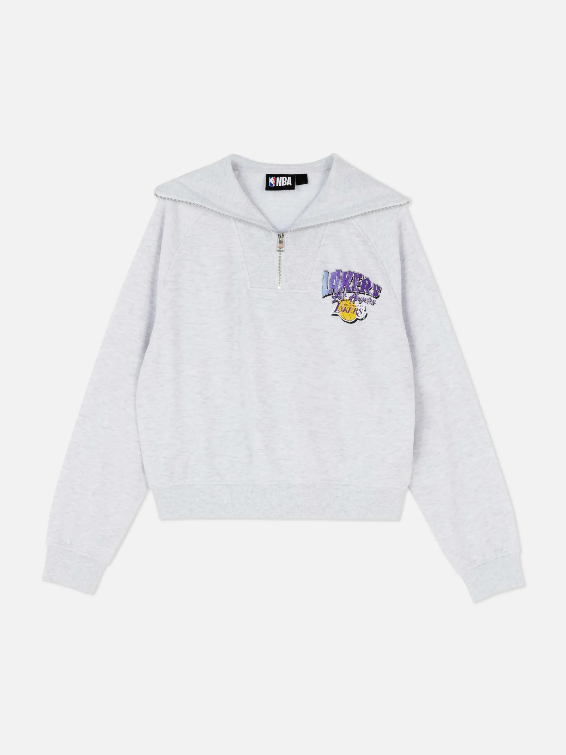Sweat-shirt à Col Zippé NBA Los Angeles Lakers à Coordonner