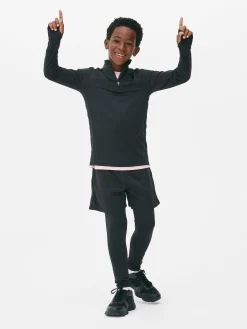 Sweat-shirt à Col Zippé Performance