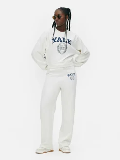Sweat-shirt Coupe Droite Graphique à Coordonner Yale
