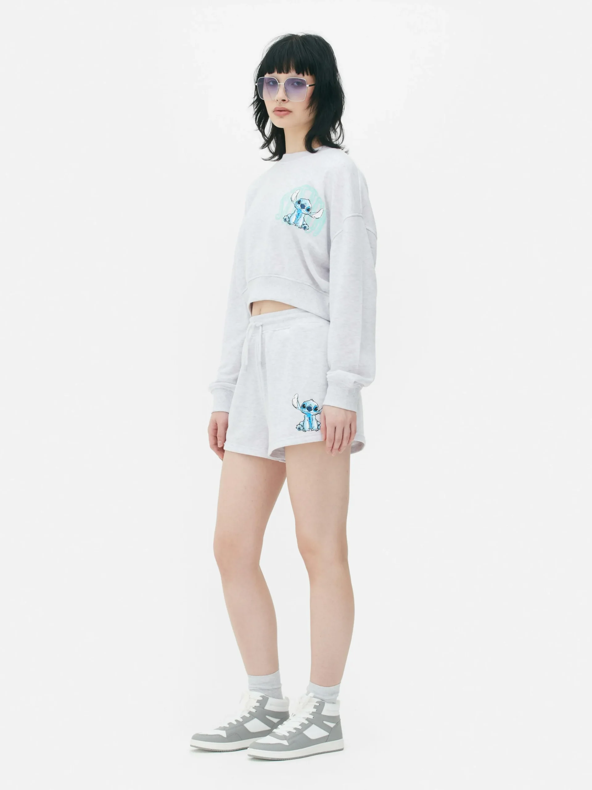 Sweat-shirt Court Disney Lilo & Stitch