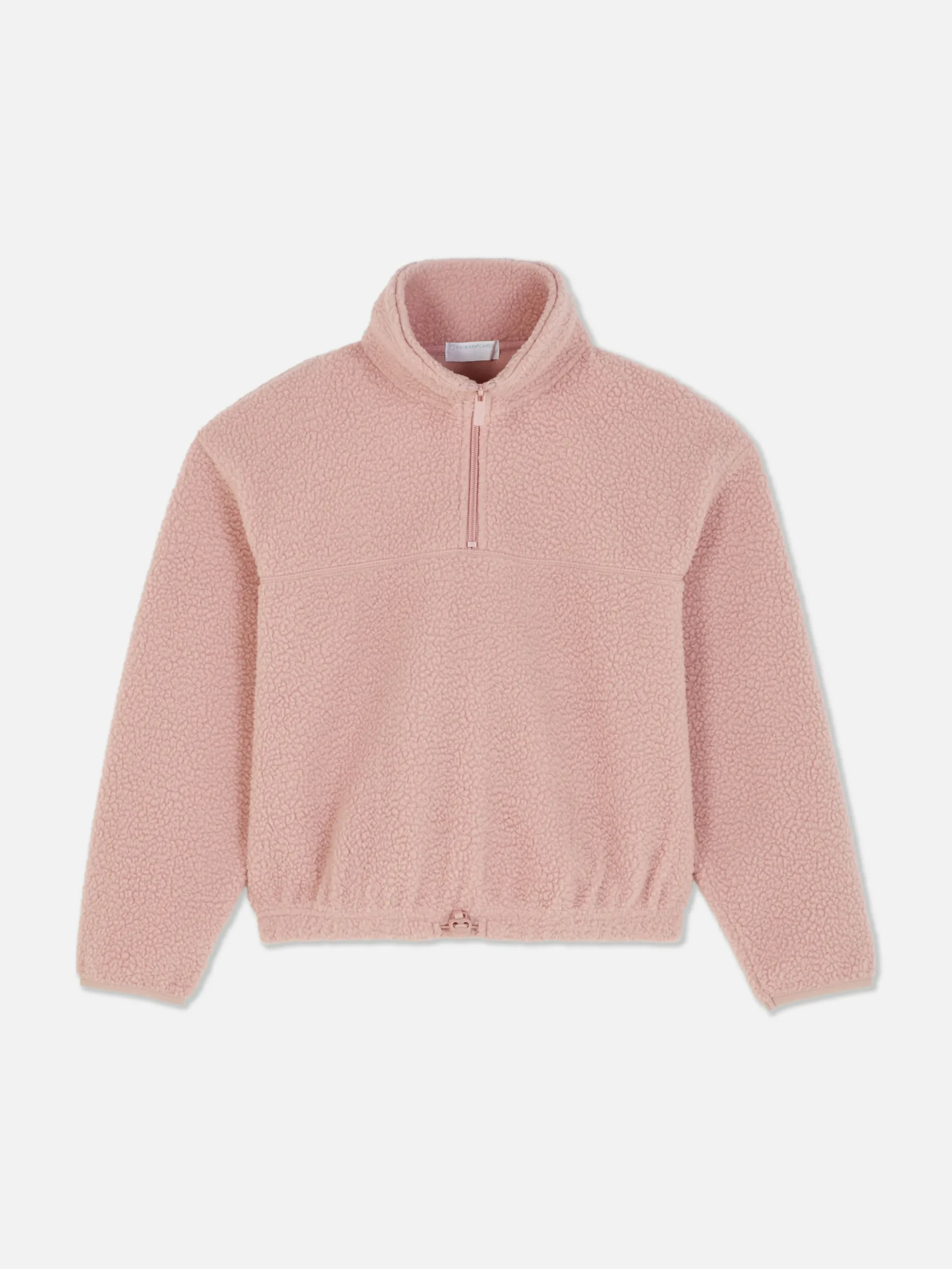 Sweat-shirt Demi-zippé En Molleton