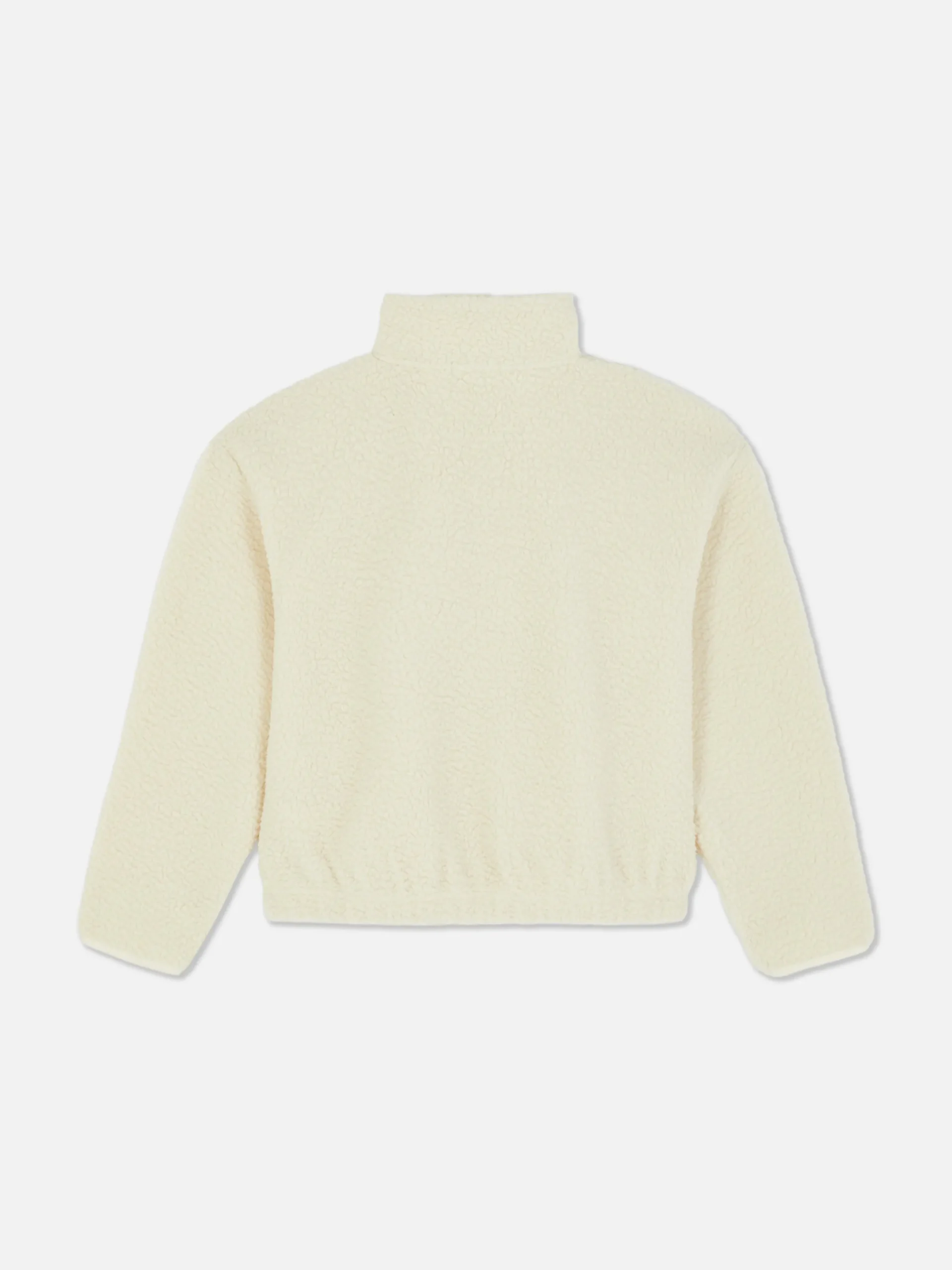 Sweat-shirt Demi-zippé En Molleton