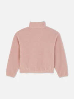 Sweat-shirt Demi-zippé En Molleton