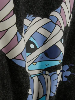 Sweat-shirt Délavé à L'acide Disney Lilo & Stitch