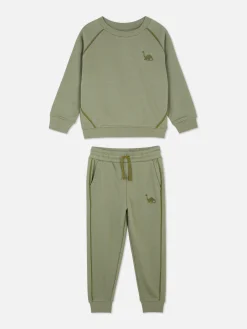 Sweat-shirt Et Bas De Jogging Dinosaure Coordonnés
