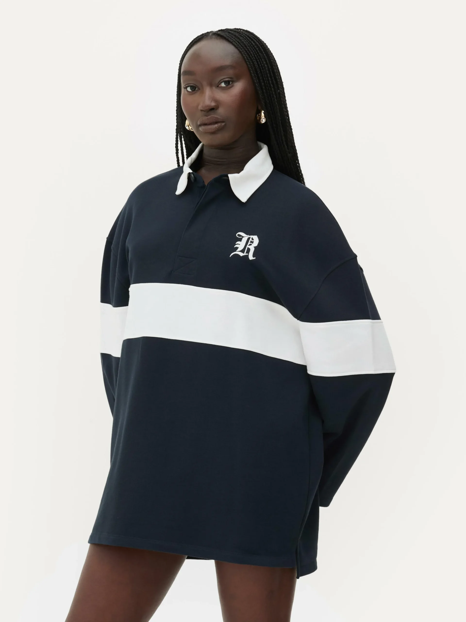 Sweat-shirt Façon Polo Oversize Rita Ora