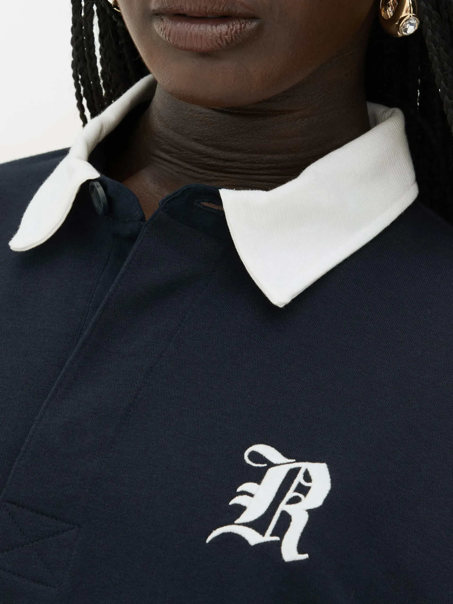 Sweat-shirt Façon Polo Oversize Rita Ora