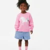 Sweat-shirt Ras Du Cou Graphique