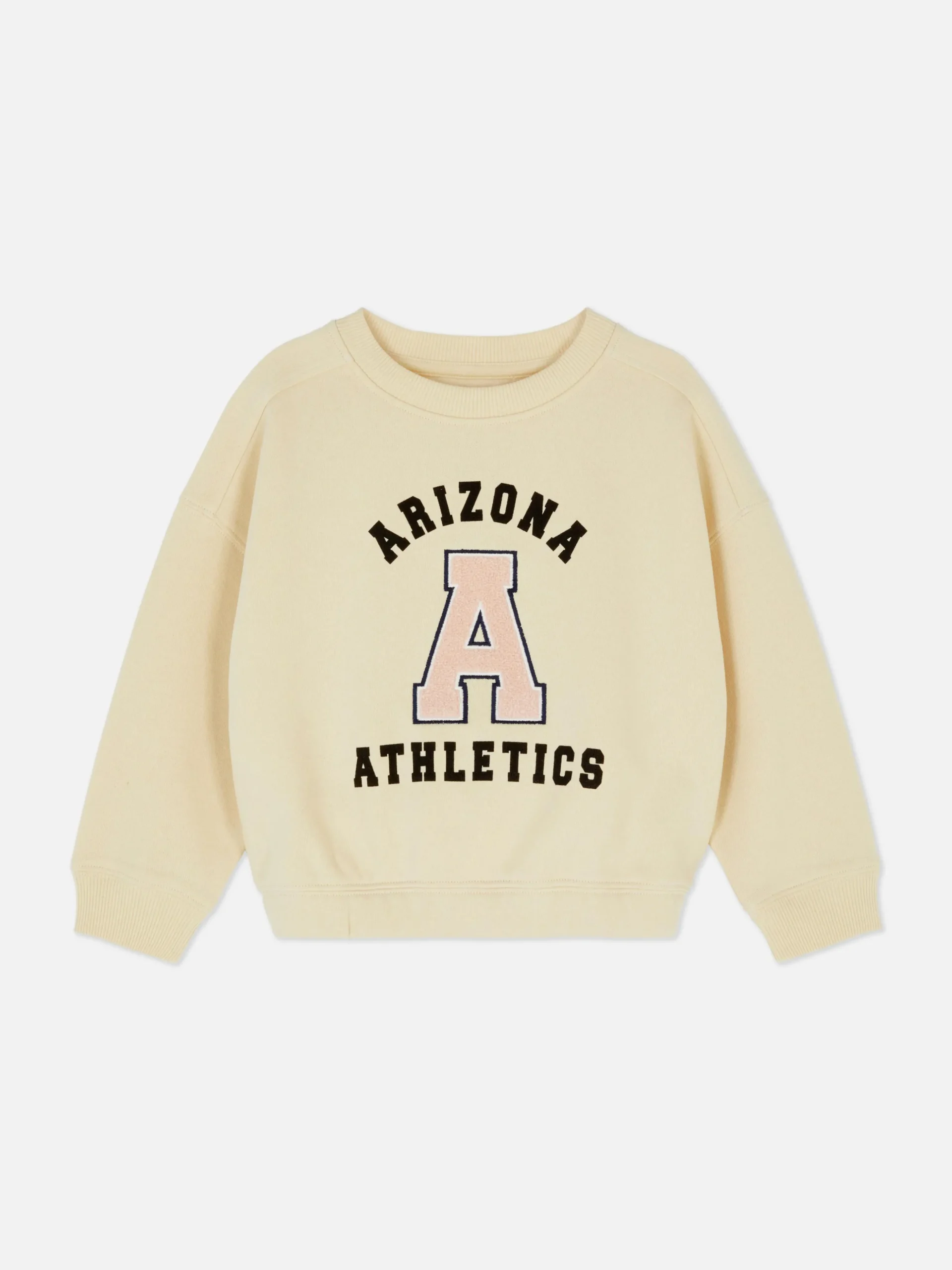 Sweat-shirt Style Universitaire à Lettre En Bouclé