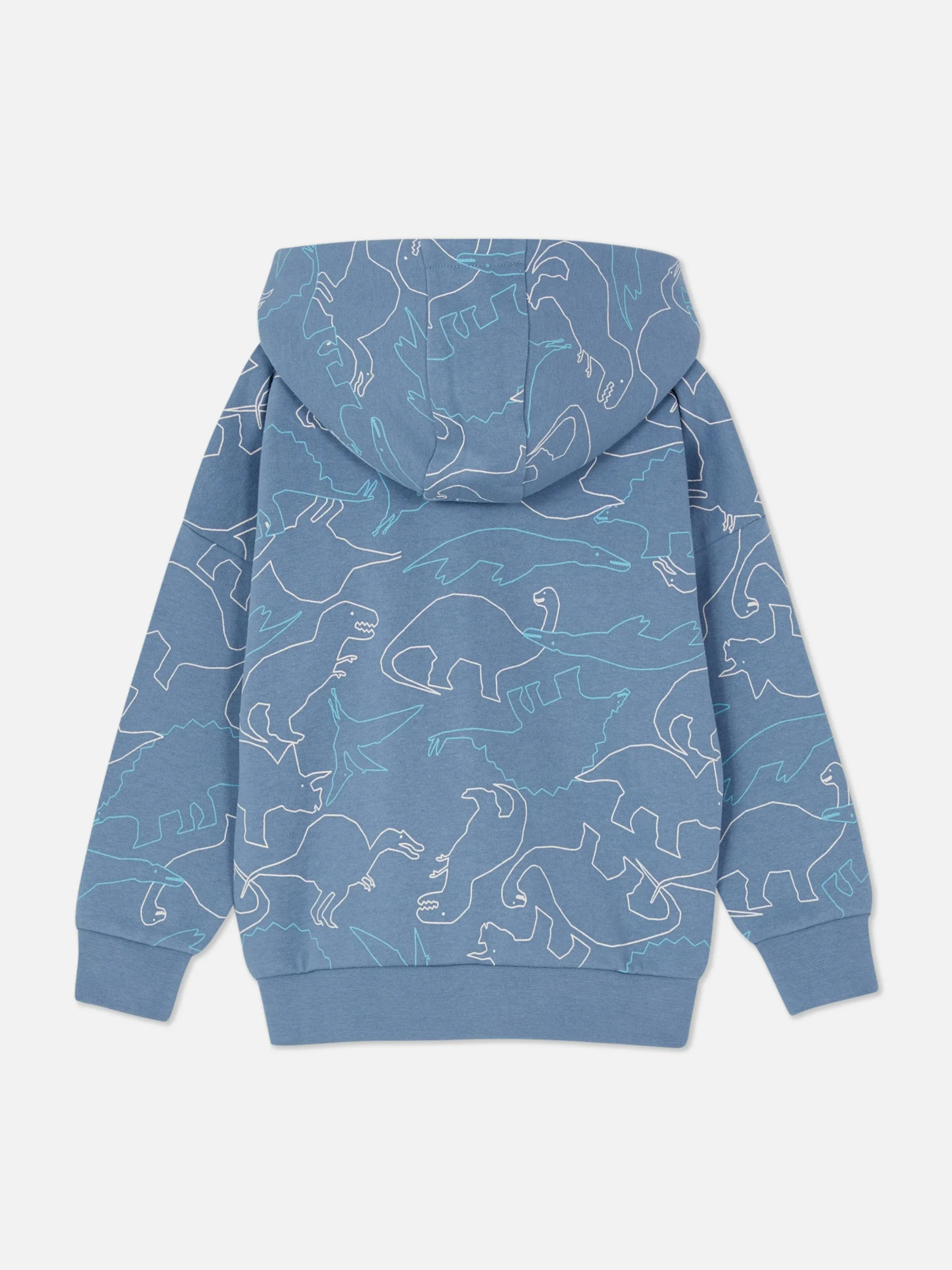 Sweat-shirt Zippé à Capuche Graphique à Coordonner