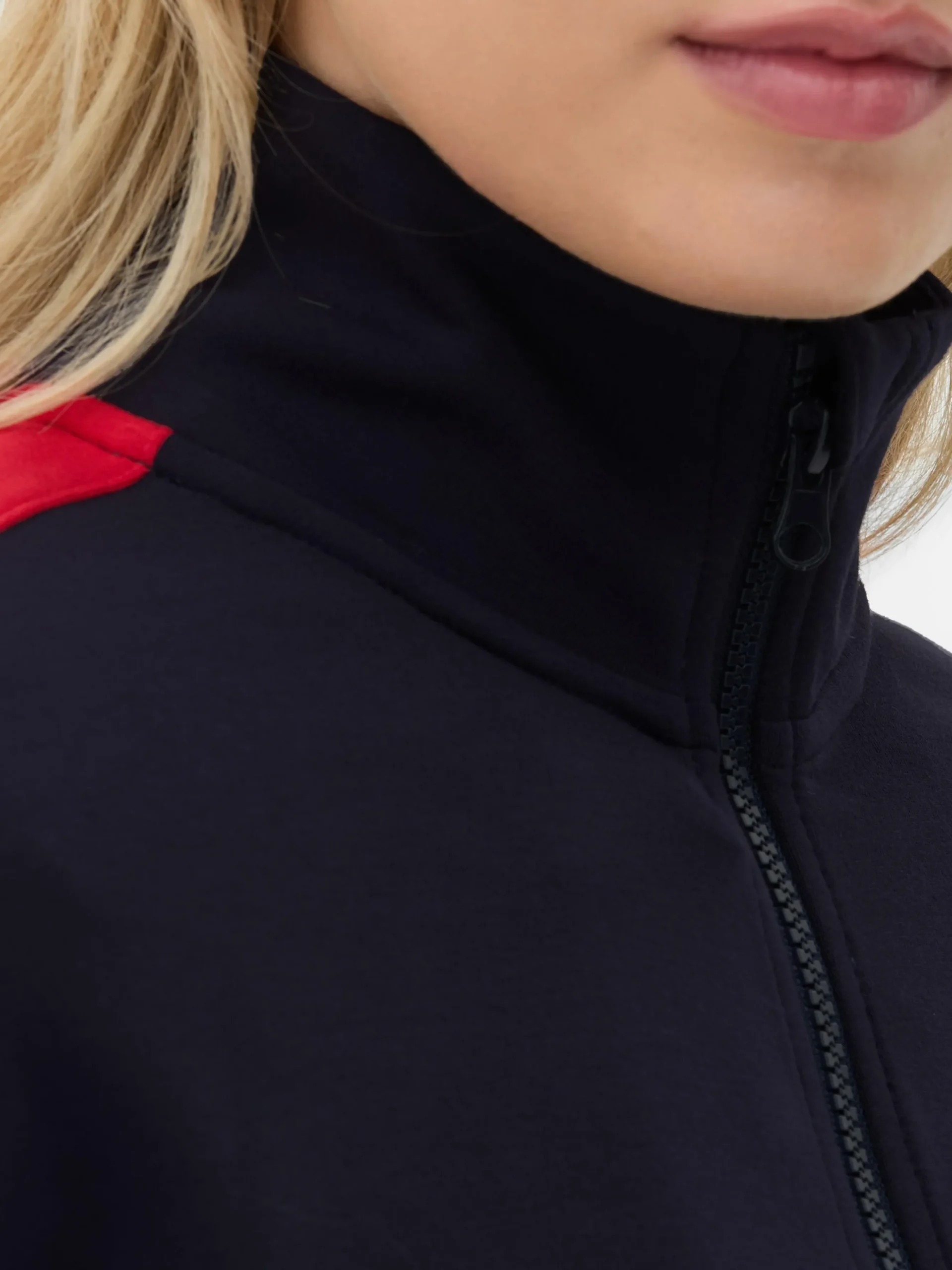 Sweat-shirt Zippé à Col Cheminée Rita Ora