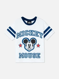 T-shirt à Bords Contrastés Disney Mickey Mouse