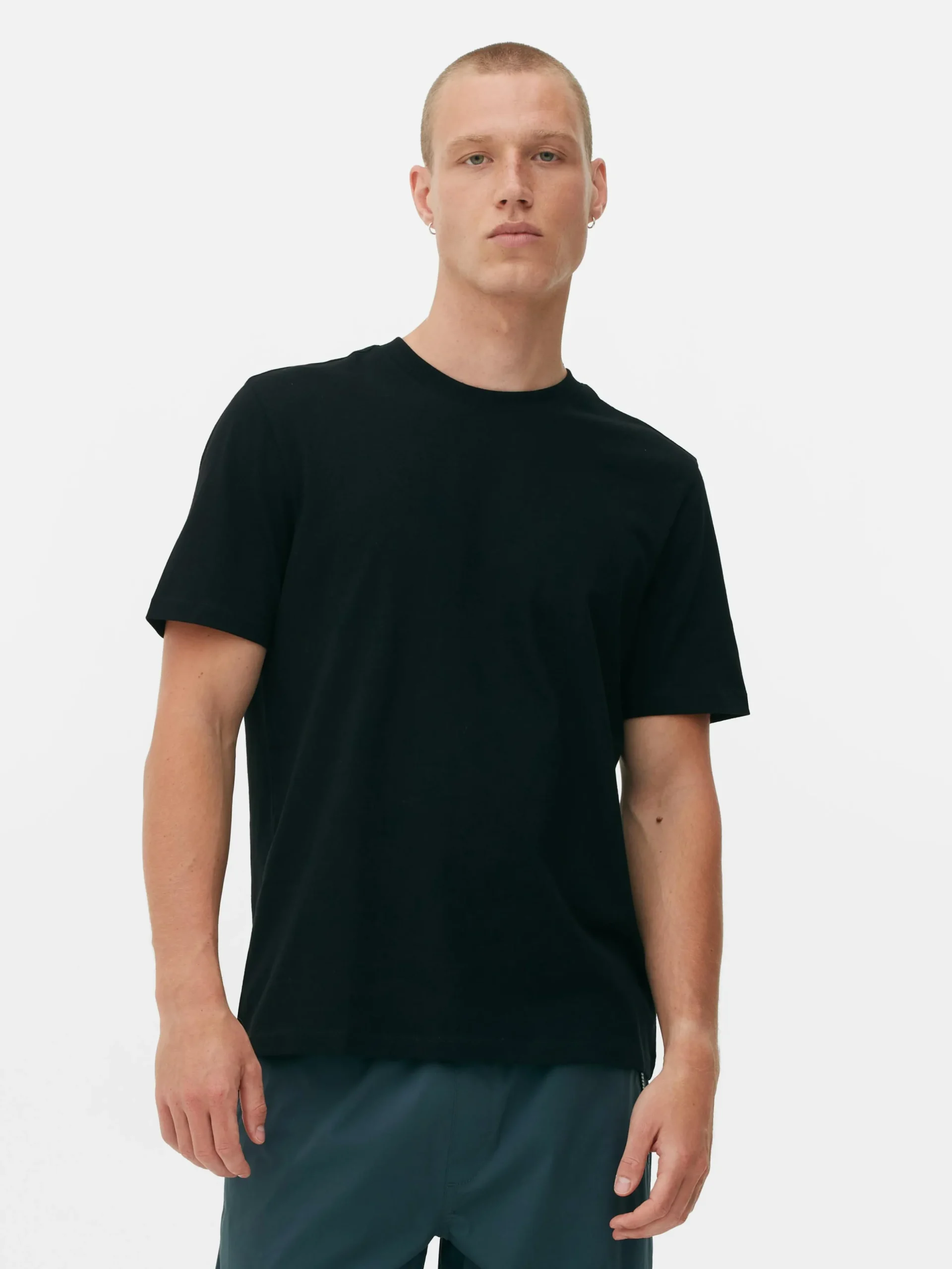 T-shirt à Col Ras-du-cou Coupe Regular