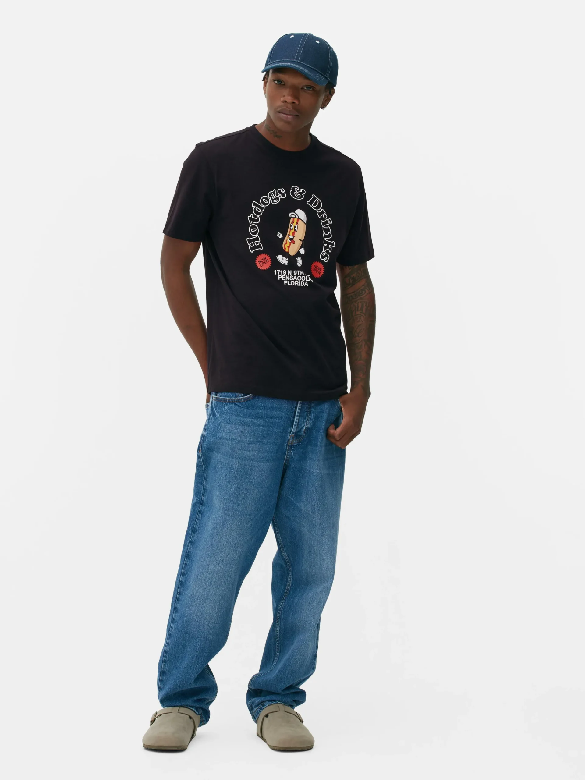T-shirt à Imprimé Hot-dog