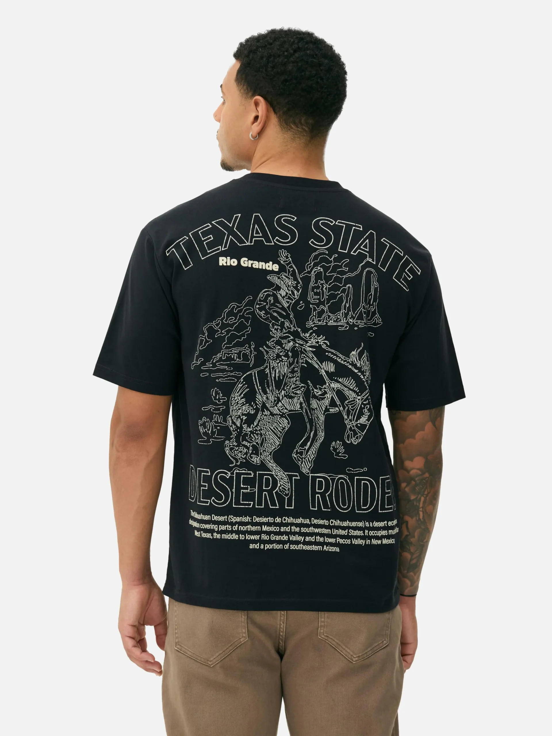 T-shirt à Imprimé Rodéo