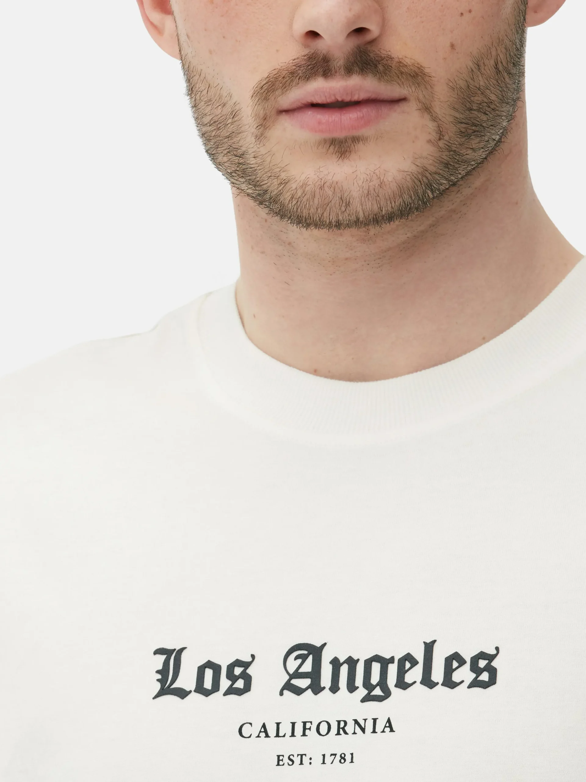 T-shirt à Imprimé Statue De Los Angeles