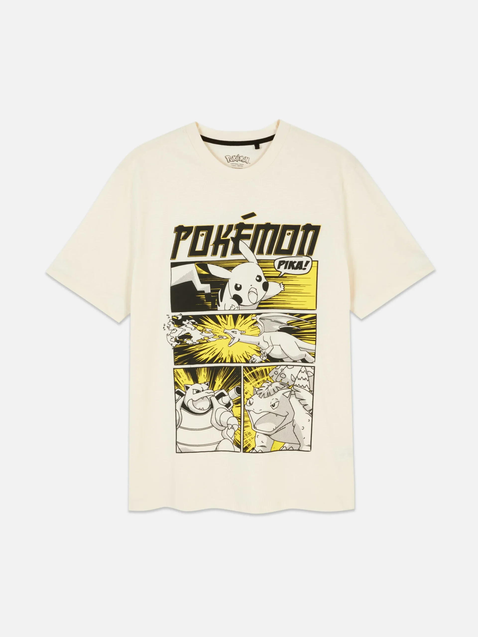 T-shirt à Motifs Style Bande Dessinée Pokémon