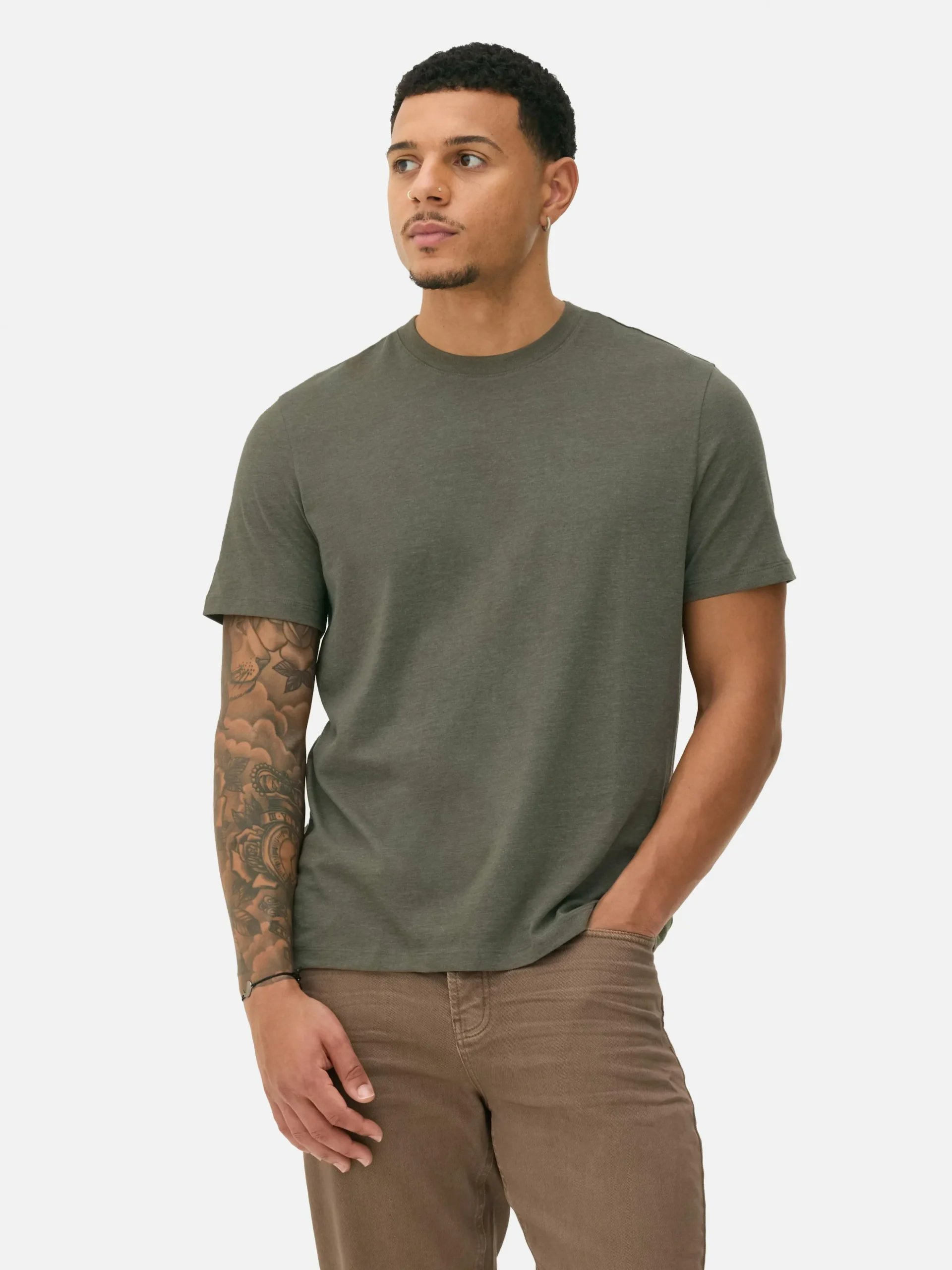 T-shirt Chiné Coupe Regular