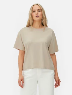 T-shirt Coupe Droite Oversize