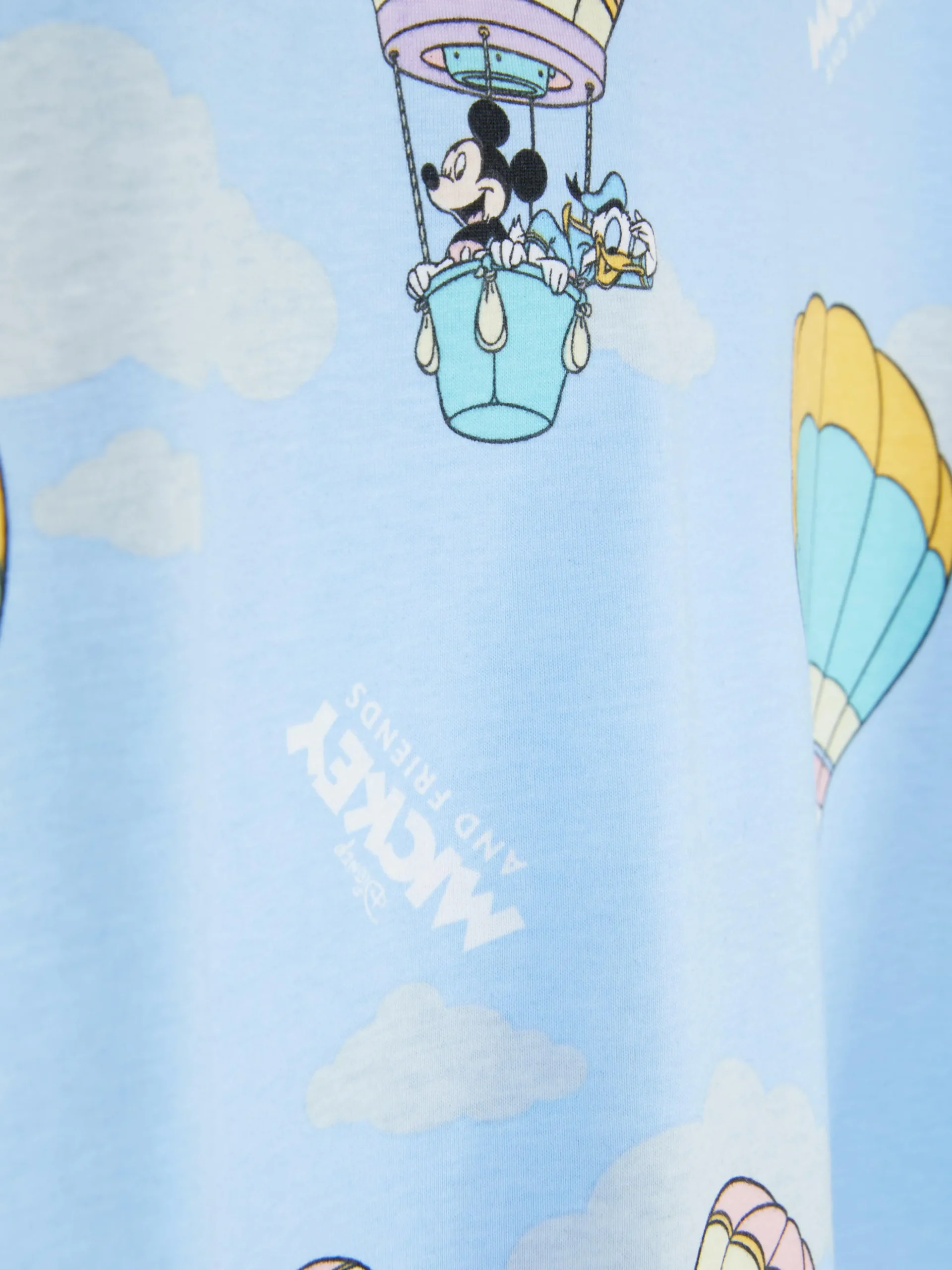 T-shirt De Nuit Disney Mickey Mouse Et Ses Amis
