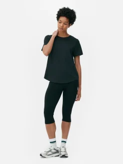 T-shirt De Sport à Col Ras-du-cou