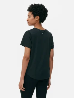 T-shirt De Sport à Col Ras-du-cou