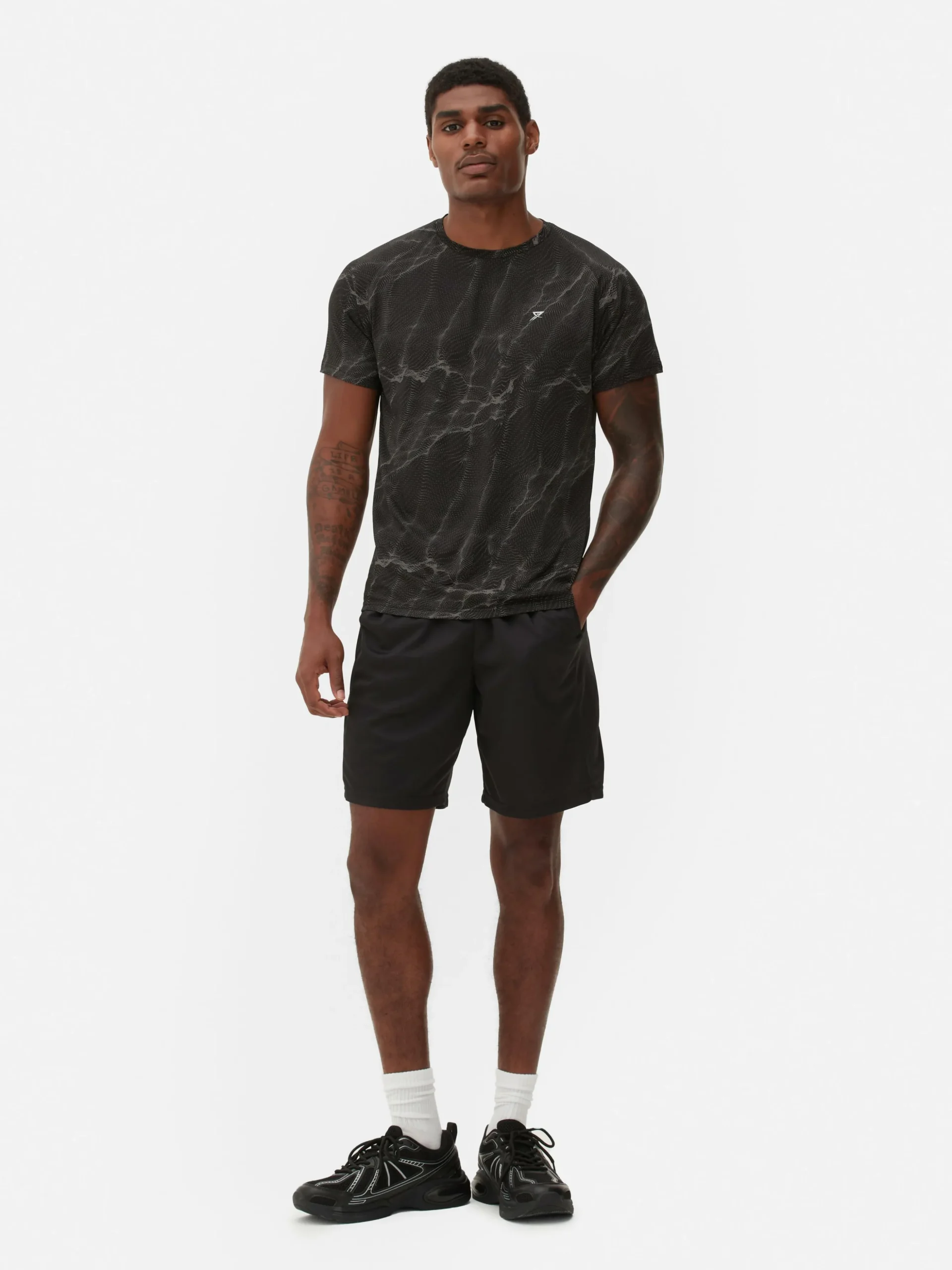 T-shirt De Sport à Motif