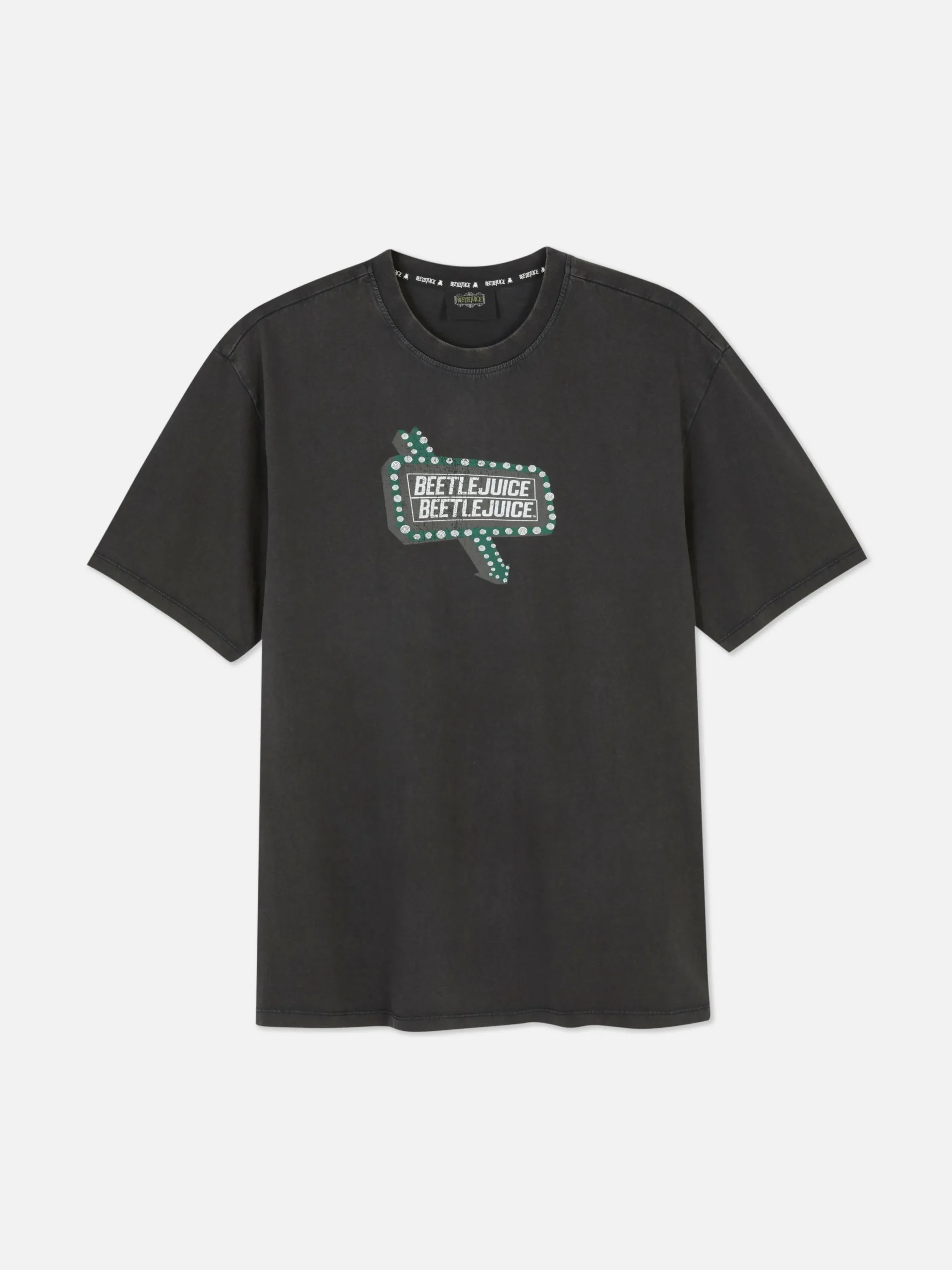 T-shirt Effet Délavé Beetlejuice