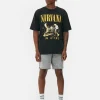 T-shirt Effet Délavé Nirvana