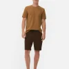 T-shirt En Maille Ottoman Côtelée