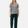 T-shirt En Satin à Manches Courtes The Edit