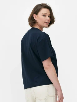 T-shirt Graphique à Coupe Décontractée