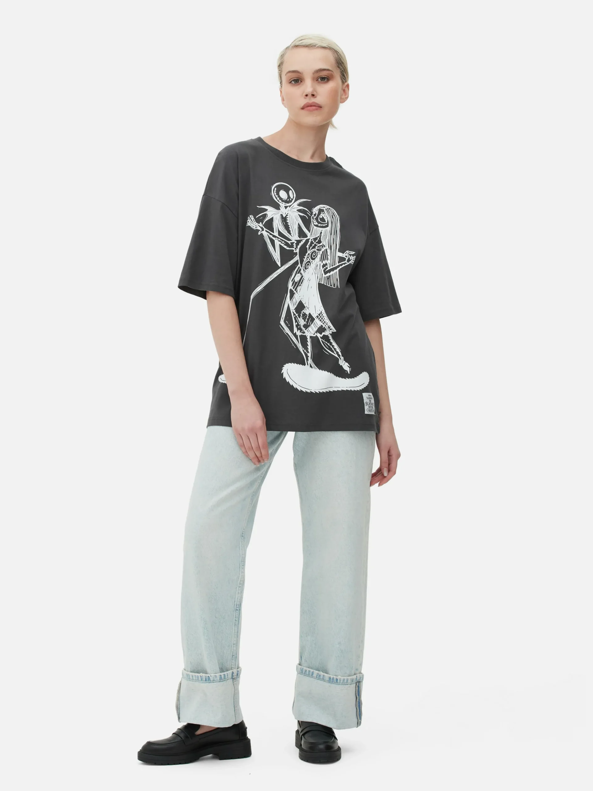 T-shirt Oversize Disney L’Étrange Noël De Monsieur Jack De Tim Burton