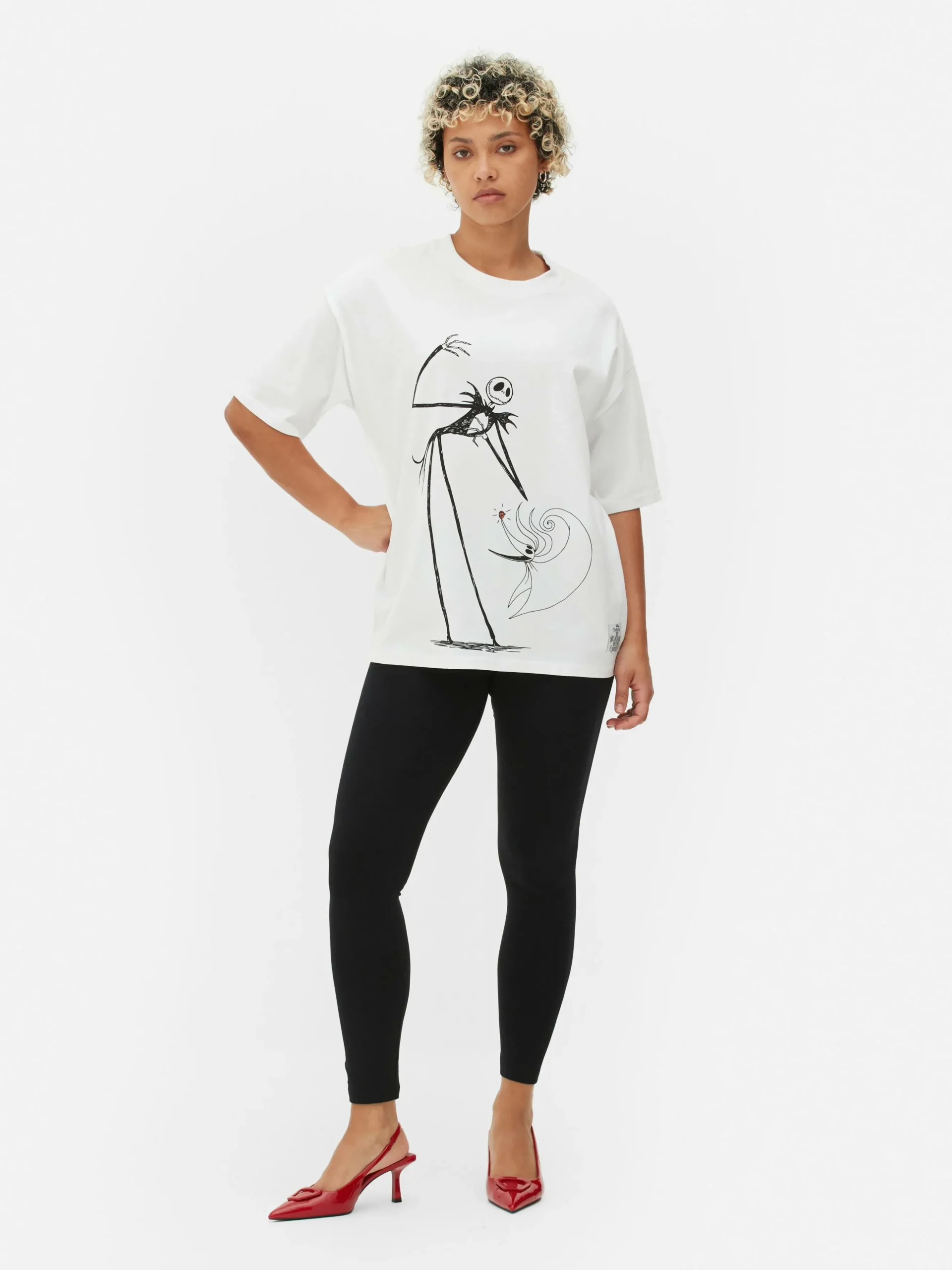 T-shirt Oversize Disney L’Étrange Noël De Monsieur Jack De Tim Burton