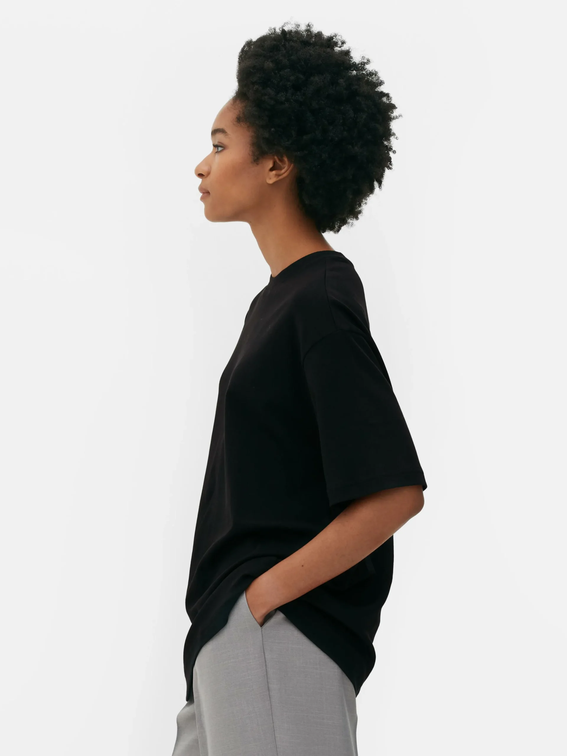 T-shirt Oversize En Jersey Incontournable