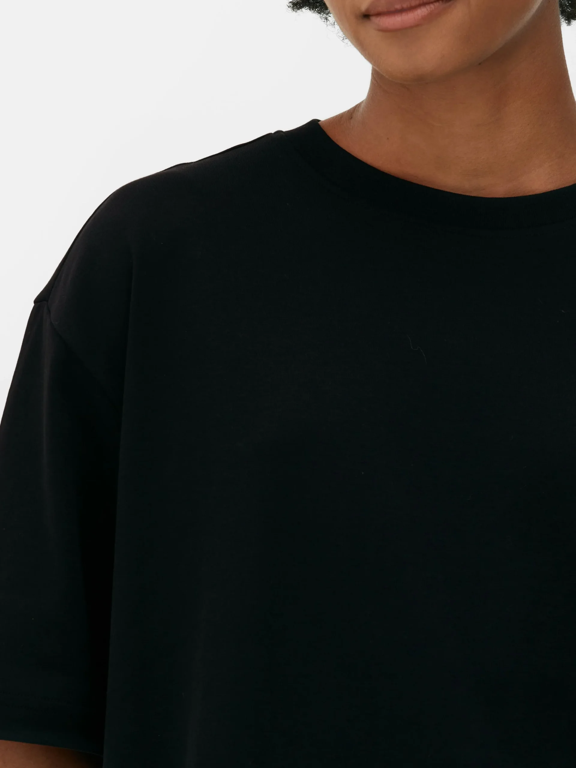 T-shirt Oversize En Jersey Incontournable