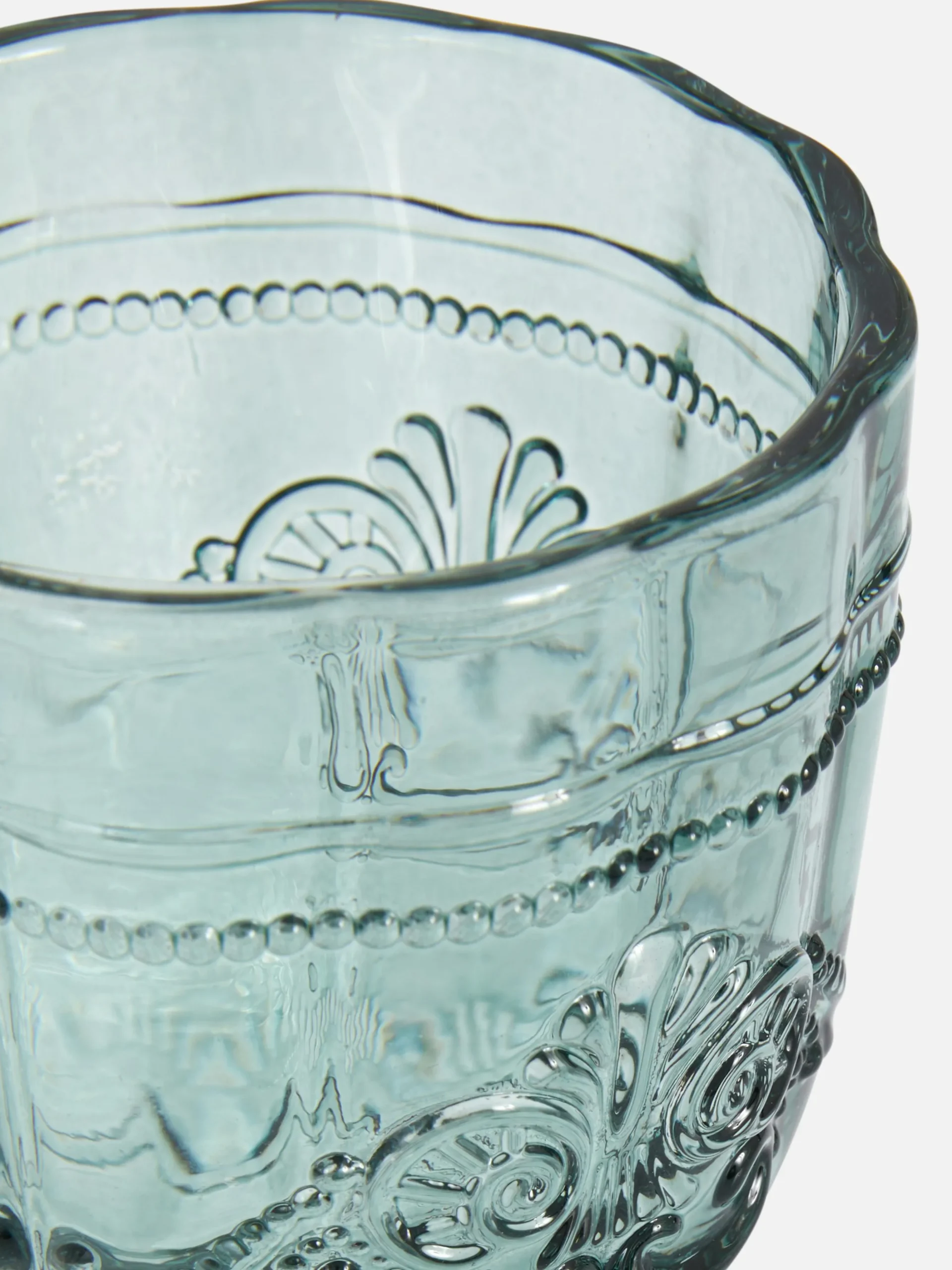 Verre à Vin à Motifs En Relief