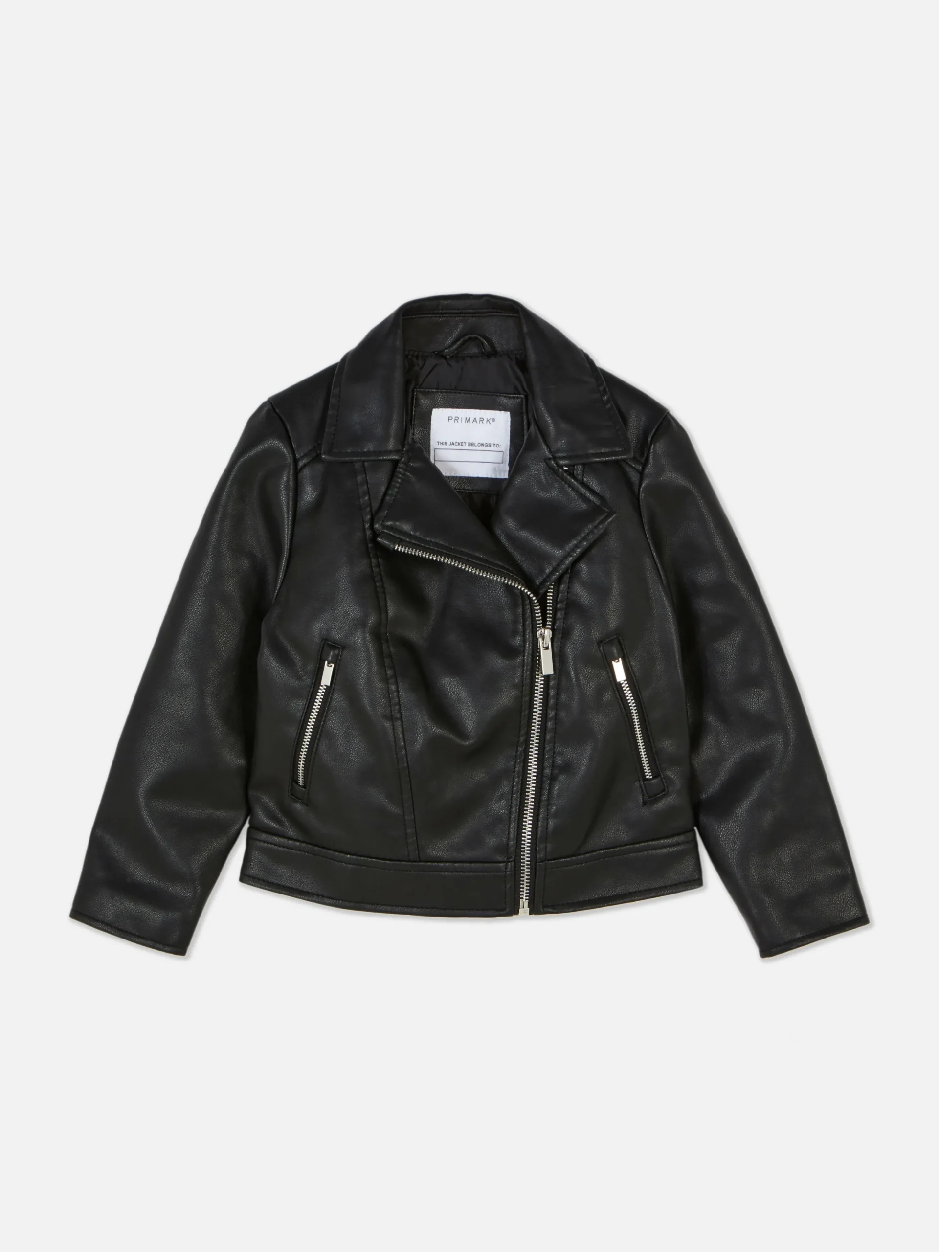 Veste De Motard En Simili Cuir