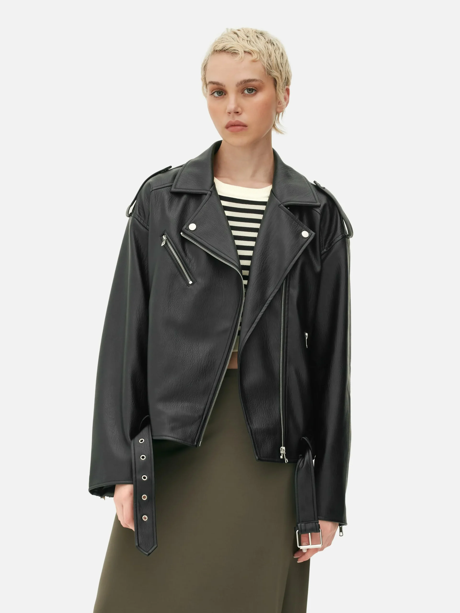 Veste De Motard Texturée