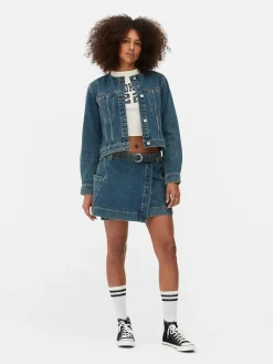 Veste En Jean Sans Col