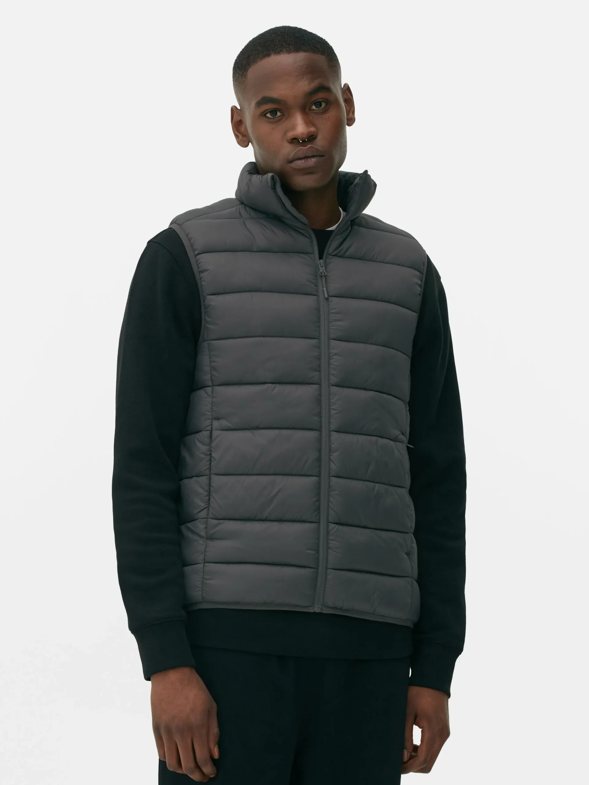 Veste Rembourrée Et Zippée Sans Manches