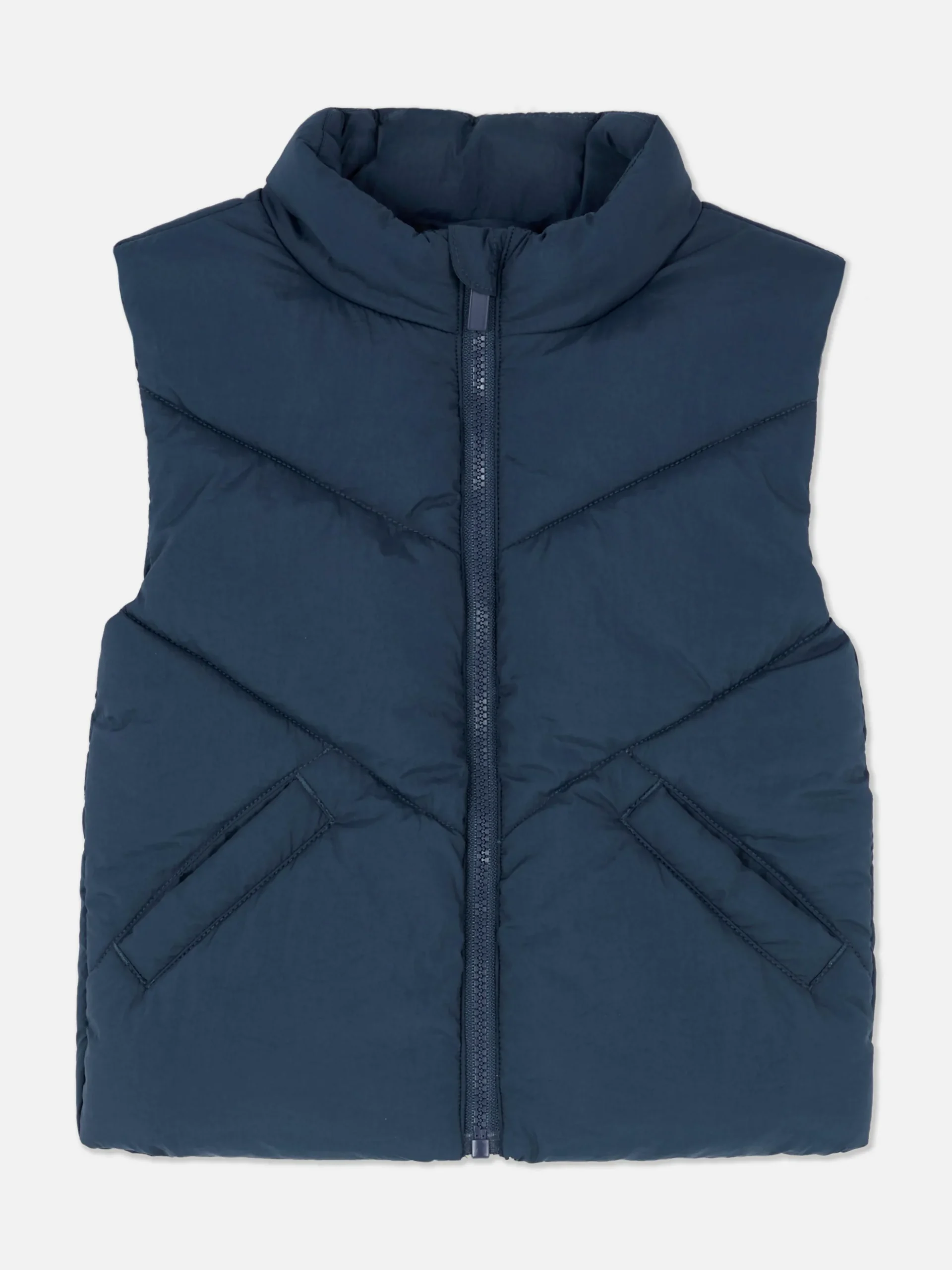Veste Sans Manche Matelassée Zippée