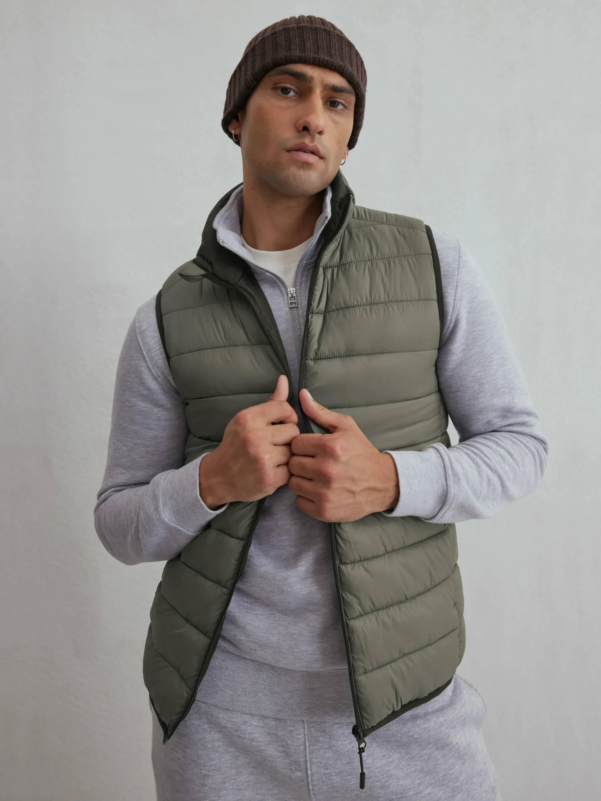 Veste Sans Manche Zippée