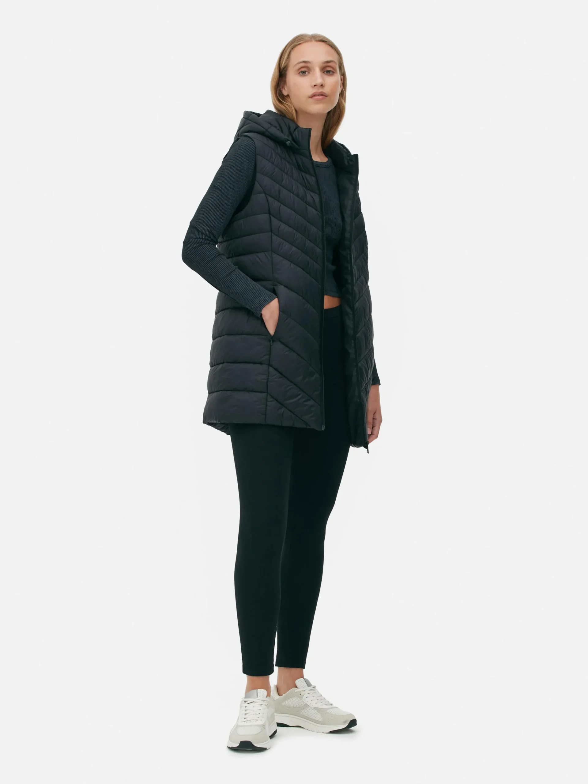 Veste Sans Manches Longue Matelassée