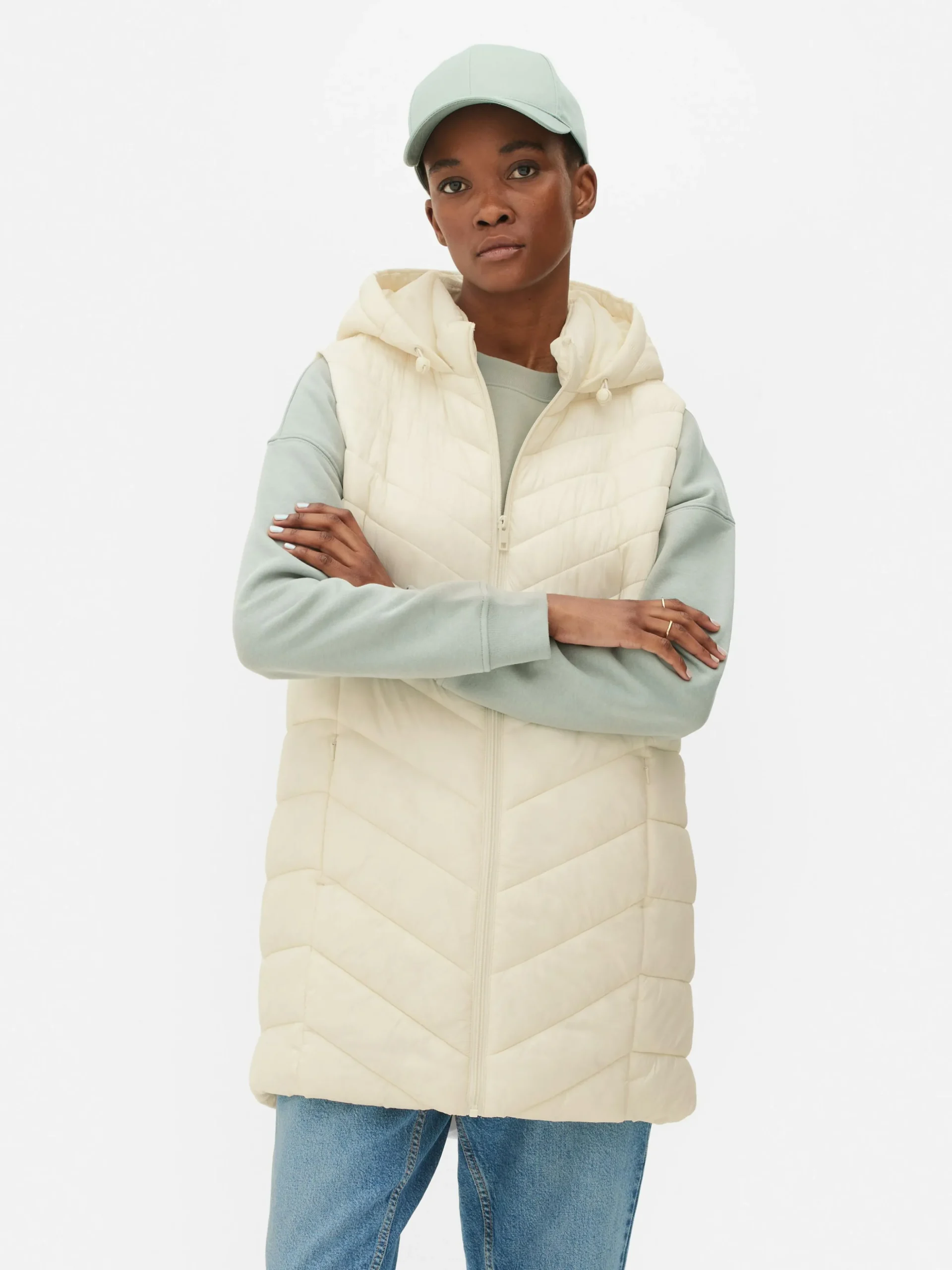 Veste Sans Manches Longue Matelassée