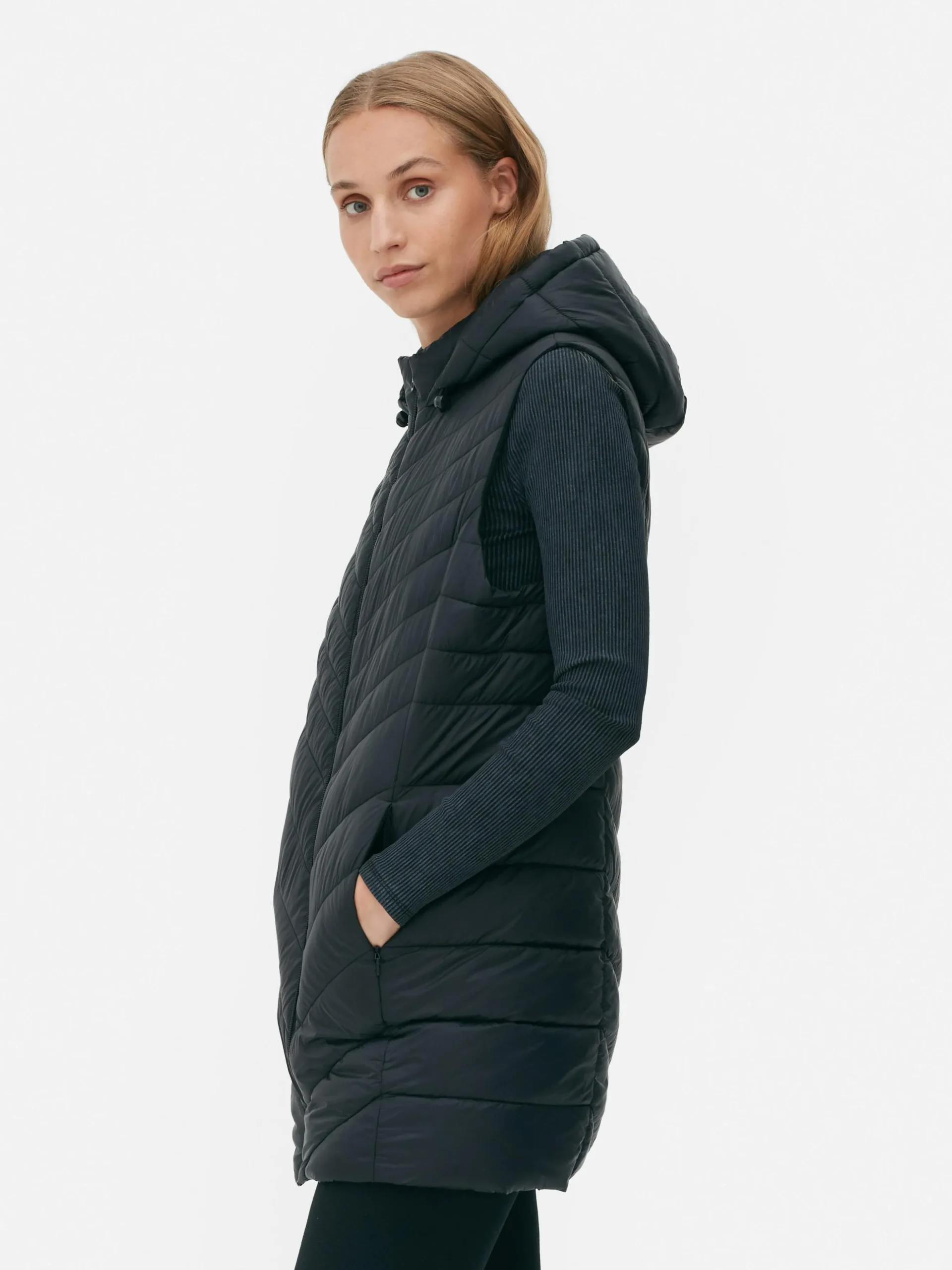 Veste Sans Manches Longue Matelassée
