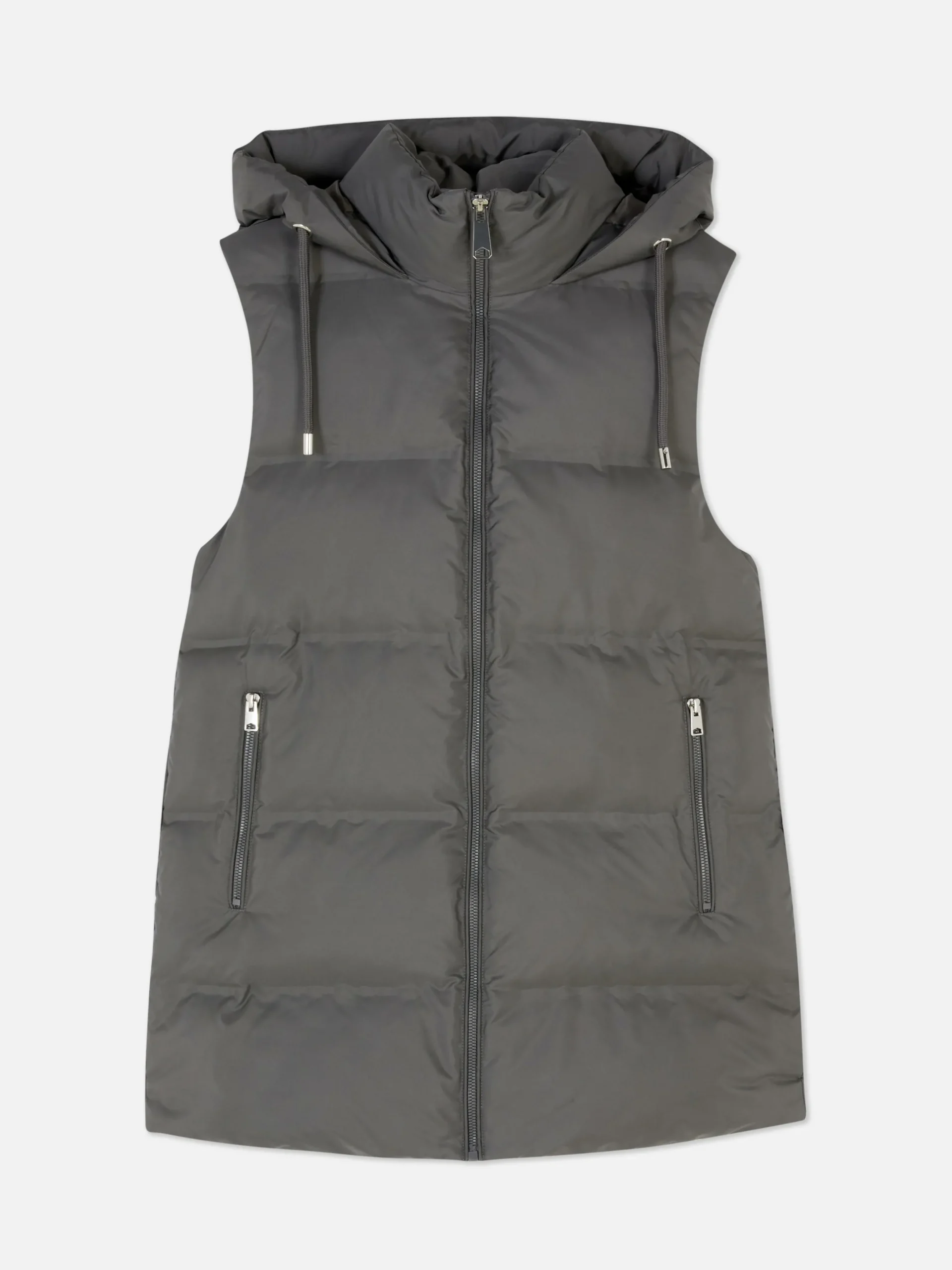 Veste Sans Manches Matelassée à Capuche