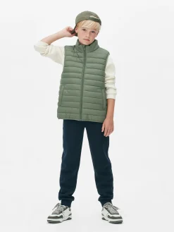 Veste Sans Manches Rembourrée Zippée